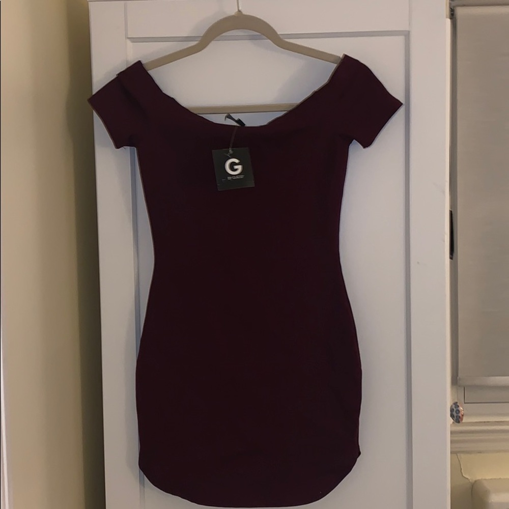 G by Guess cranberry body con
